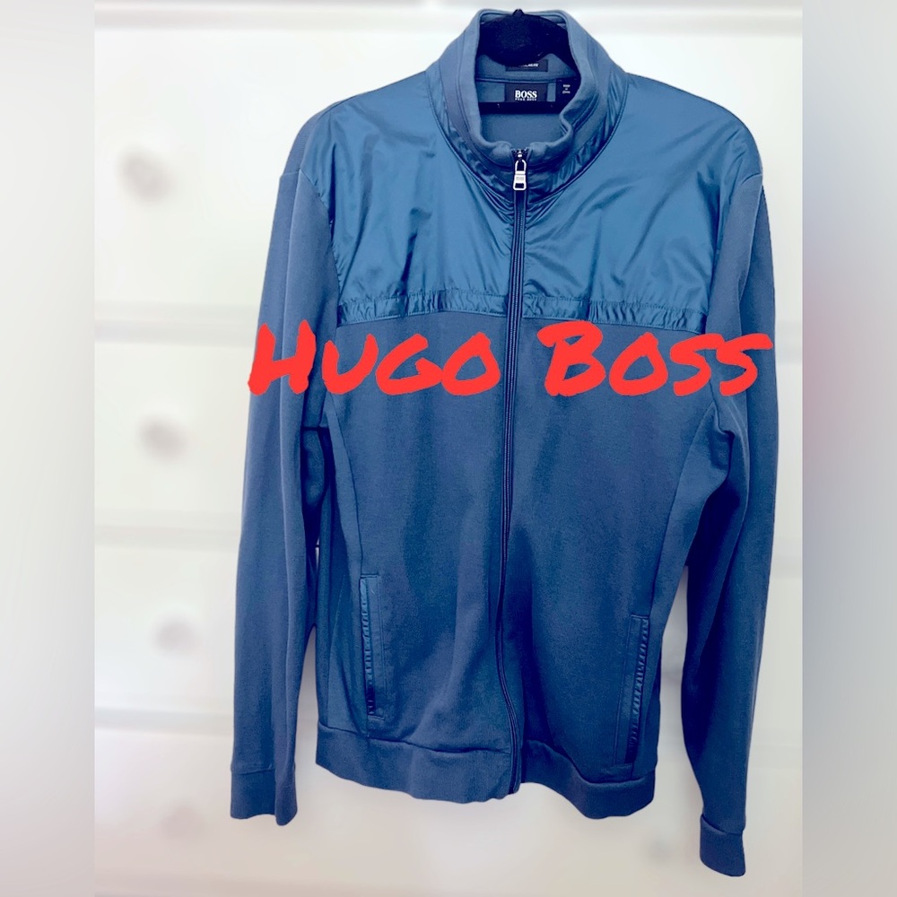 Hugo boss zip up sweater